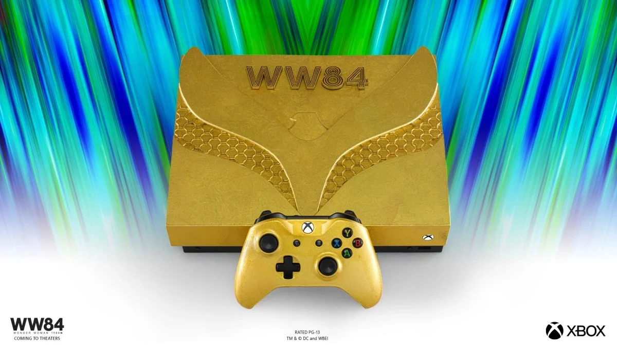 Волосатый и золотой Xbox: Microsoft представили три консоли в стиле «Чудо-женщины 1984» - фото 2