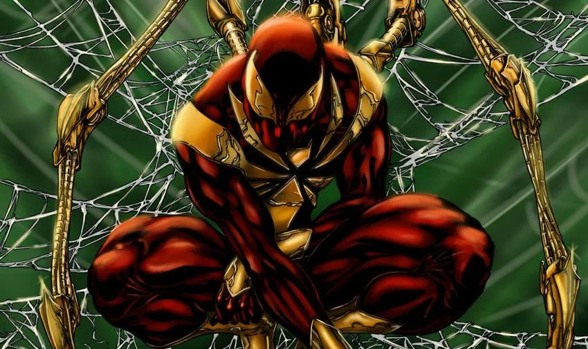 На концепте «Возвращения домой» у Питера Паркера был классический костюм Железного Человека-паука - фото 1