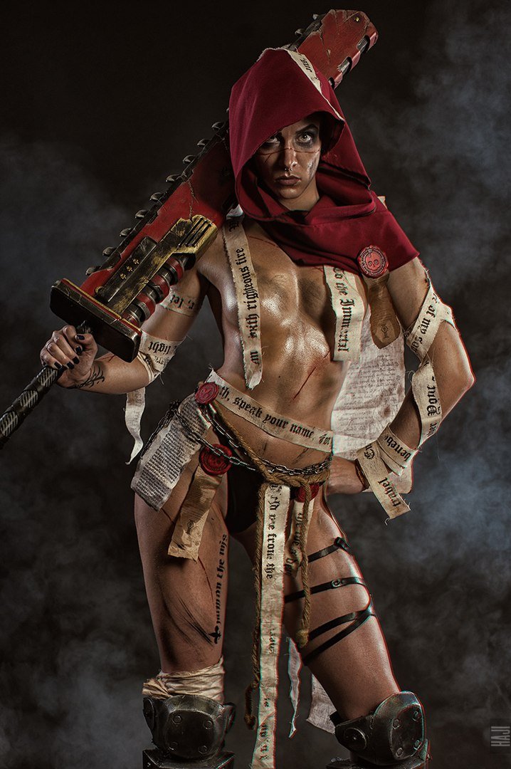NSFW косплей дня: Сестры-Репентии из Warhammer 40.000 - изображение 6 NSFW косплей дня: Сестры-Репентии из Warhammer 40.000 - фото 6