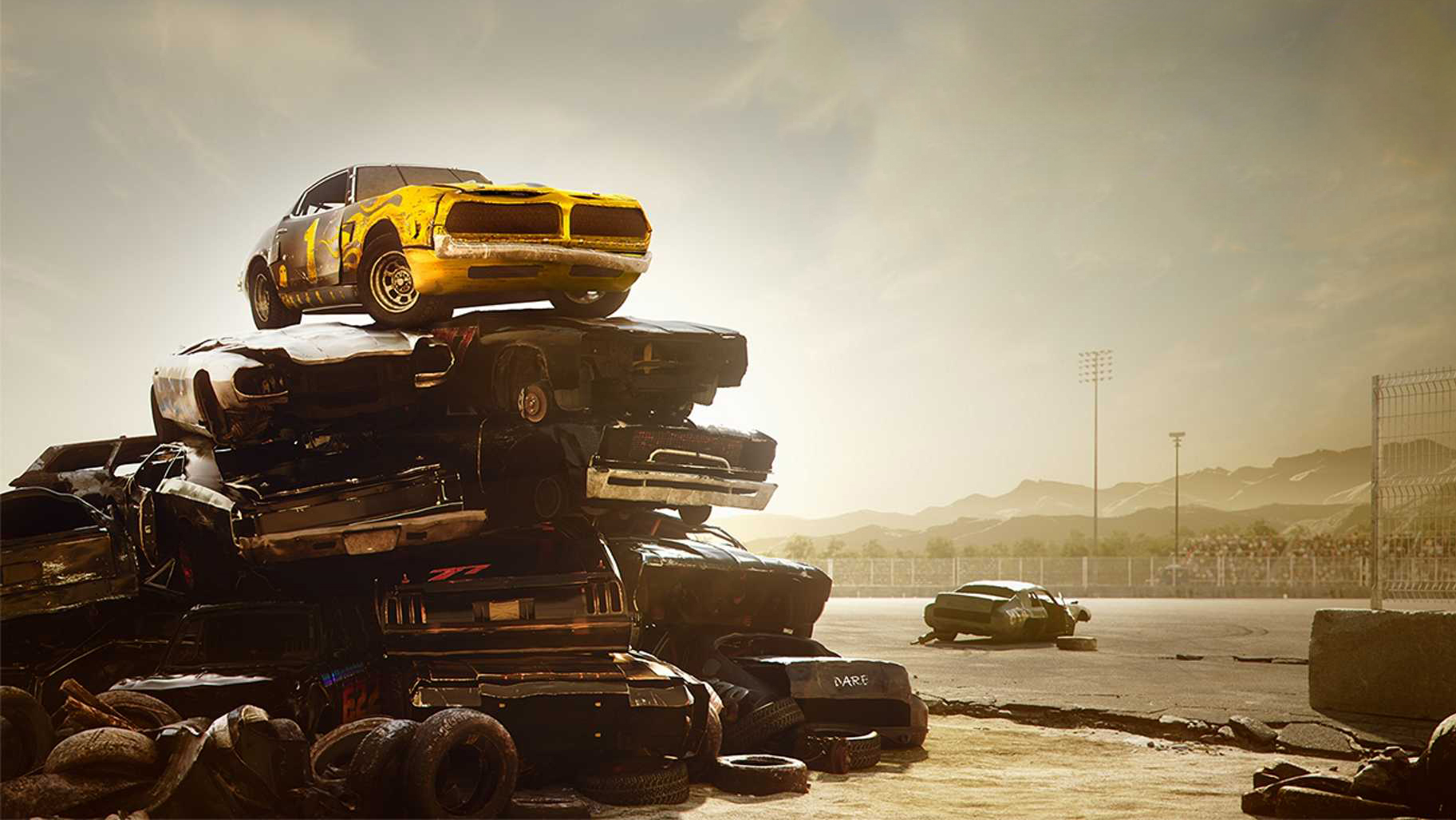 Я долго думал: можно ли Wreckfest назвать новой FlatOut? Очень хотелось, потому что я фанат. Да и казалось бы, чего тут вообще думать — это гонка про сельские покатушки и ржавые ведра, которые скрипят, толкаются, теряют бамперы и двери, сминаются в гармошку. Оно ведь? А вот и нет.
