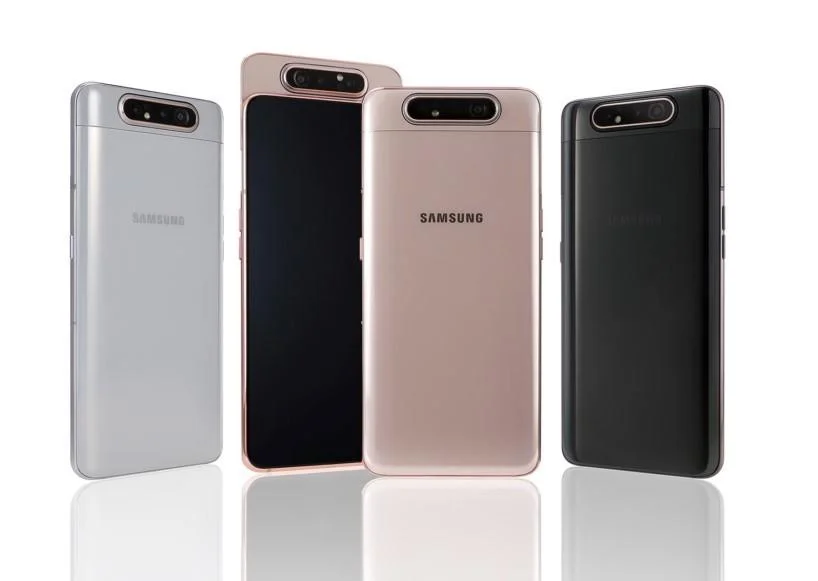 Samsung Galaxy A80 представлен официально: бюджетный флагман с поворотно-выдвижной камерой - фото 1