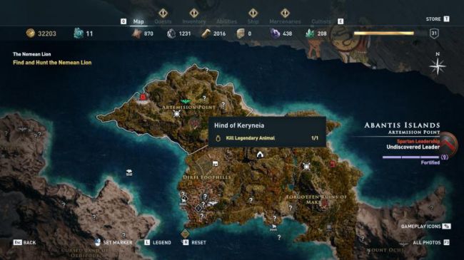 Гайд по Assassinʼs Creed: Odyssey. Где найти и как убить всех легендарных животных - изображение 2 Гайд по Assassinʼs Creed: Odyssey. Где найти и как убить всех легендарных животных - фото 2