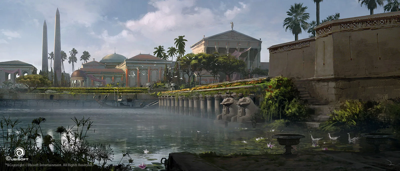 Потрясающие виды Древнего Египта (и не только) на концепт-артах Assassinʼs Creed: Origins - фото 12
