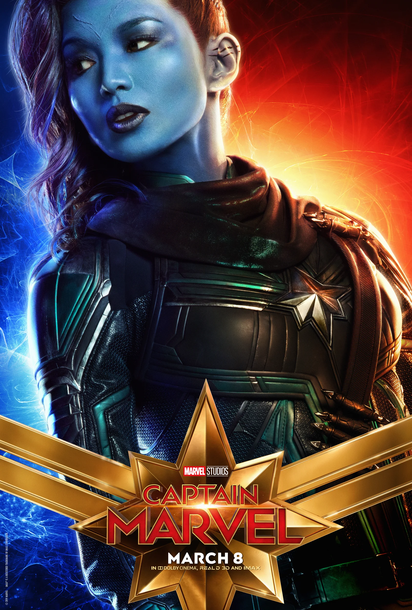 На новых постерах фильма «Капитан Марвел» представили основных персонажей во всей красе - фото 8
