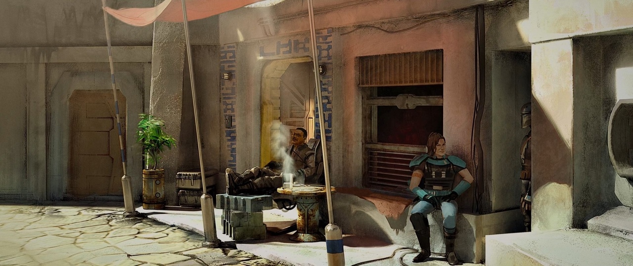 Кара Дюн и Гриф Карга чиллят