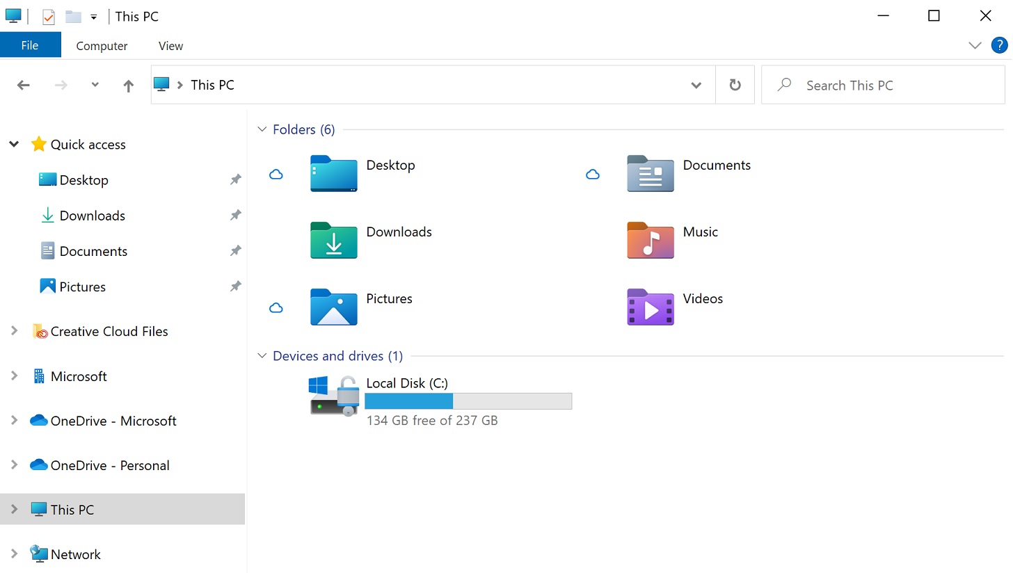 Microsoft изменила «Проводник» в Windows 10 - фото 1