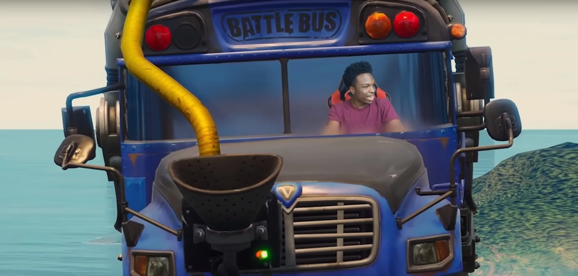 Смешное видео о тяжелых буднях водителя автобуса из Fortnite - фото 1