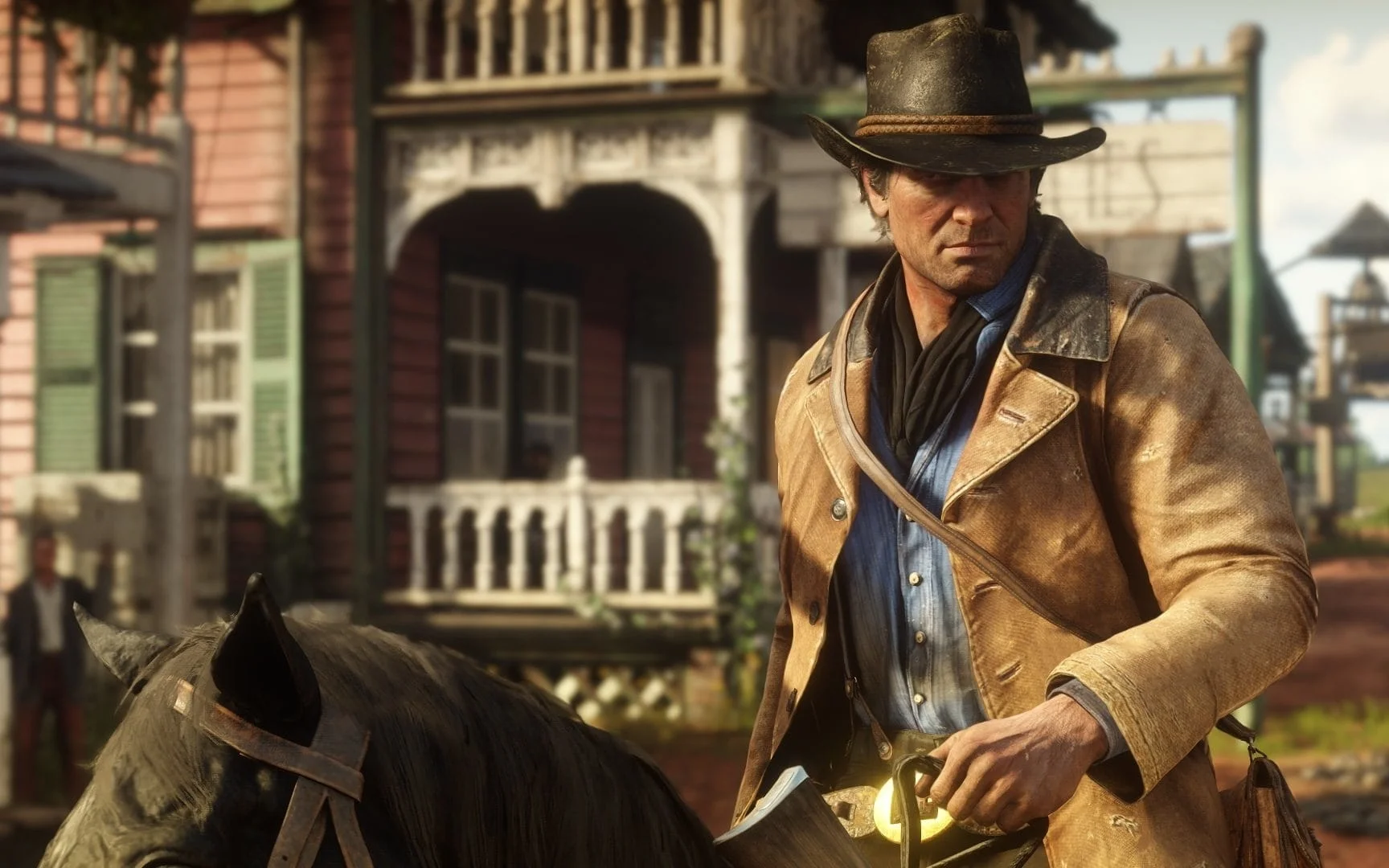 Гифка дня: в городе игр новый шериф — Red Dead Redemption 2 - фото 1