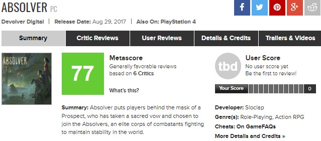 Что критики думают об Absolver? Необычно, но мало - фото 2