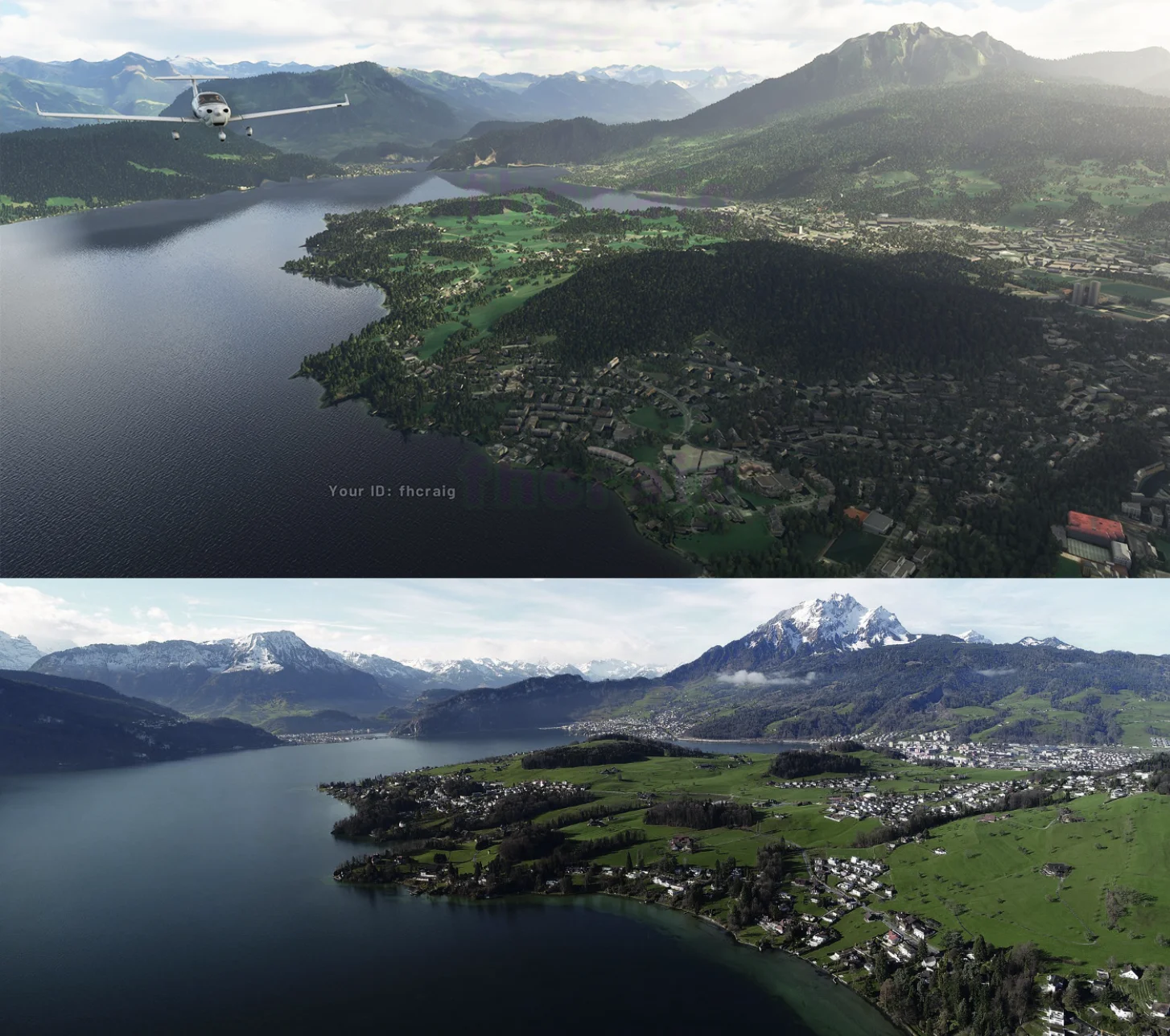 Фирвальдштетское озеро. Швейцария
