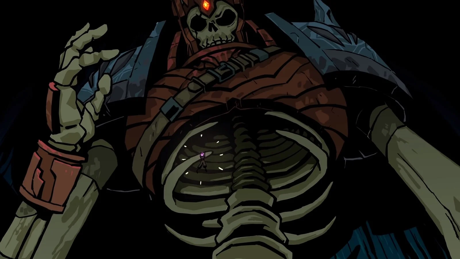 В анимационном трейлере для дополнения Dead Cells герой сталкивается со скелетом-гигантом - фото 1