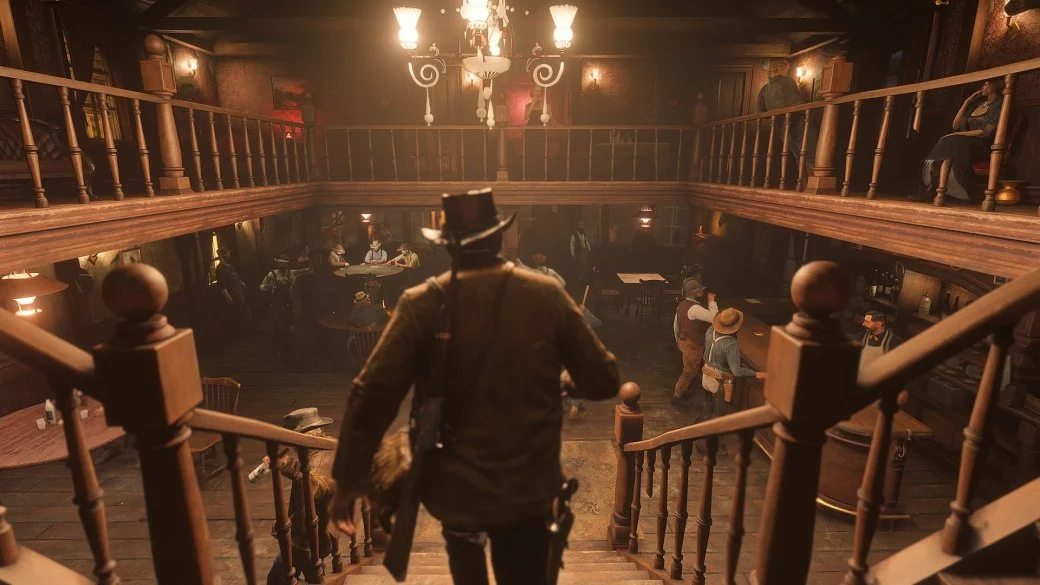 Что показали во втором геймплее Red Dead Redemption 2? Перестрелки, ограбления и попойка в баре! - фото 4