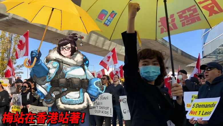 Игроки в ответ на политику Blizzard решили сделать Мэй из Overwatch символом протестов в Гонконге - фото 6