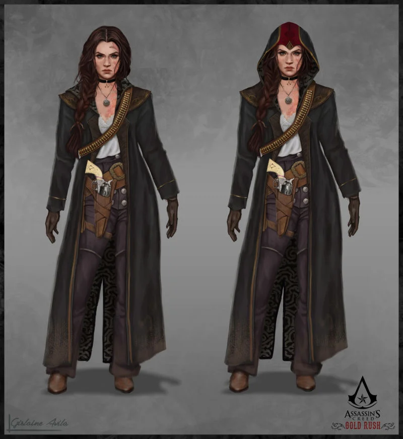 Как бы выглядела героиня Assassin's Creed на Диком Западе? - фото 6