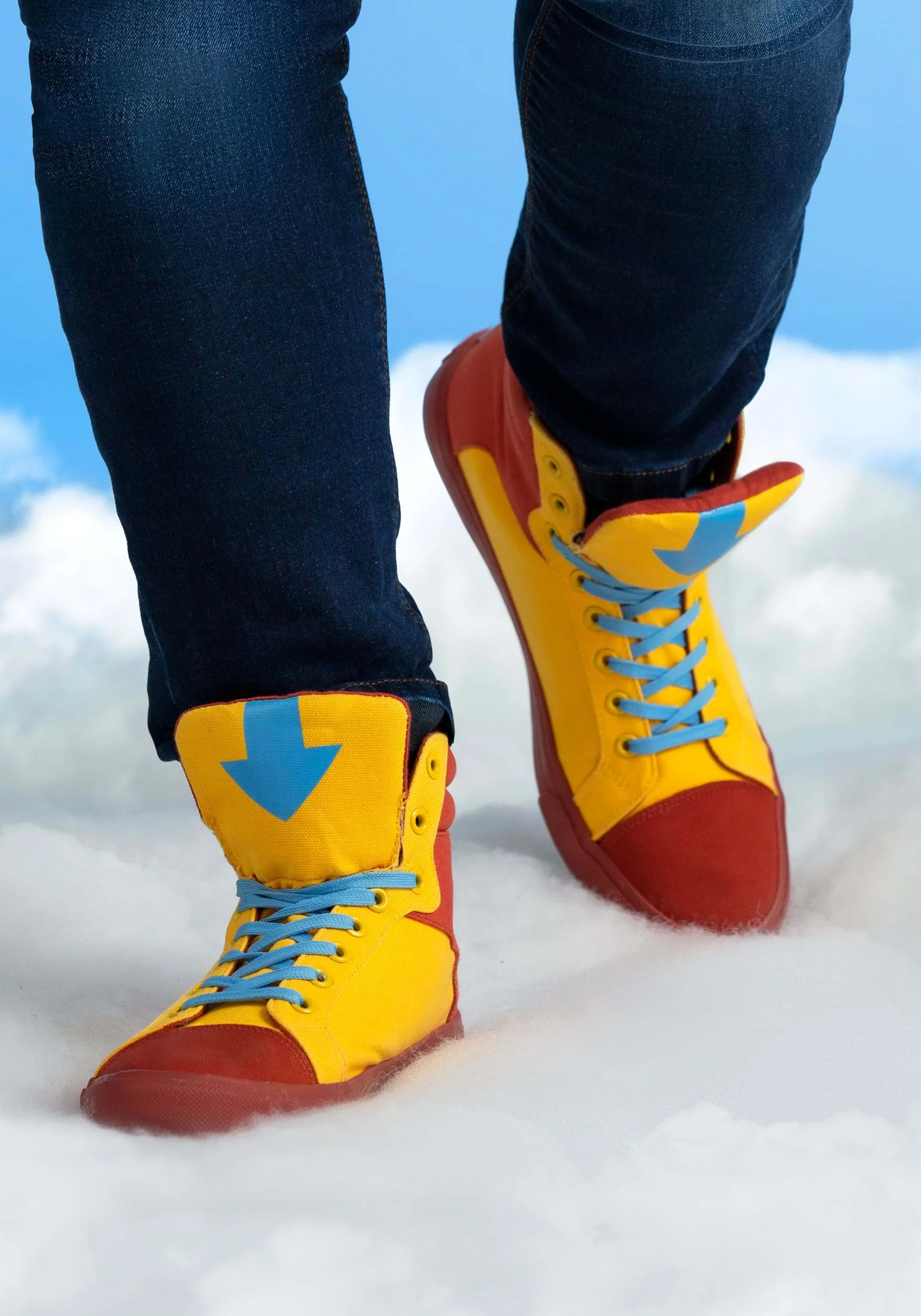 Вышли кроссовки в стиле аватара Аанга из мультсериала Nickelodeon - фото 1