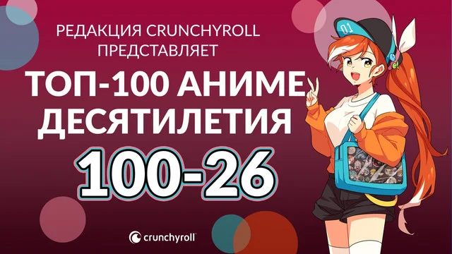 Crunchyroll составил топ-100 лучших аниме десятилетия. Уже опубликована первая часть - фото 1