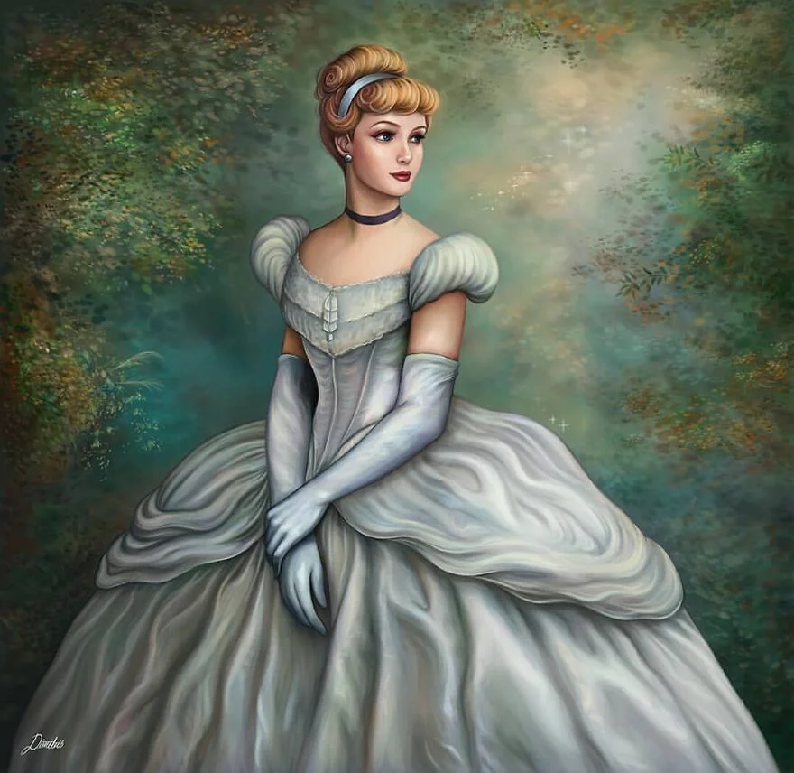 Художник сделал красивые портреты принцесс Disney в стиле классической живописи - фото 2