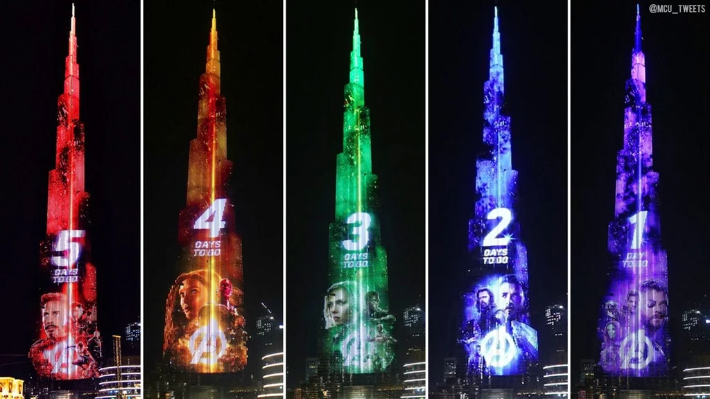 Даже самое высокое здание в мире украсила реклама «Войны Бесконечности» - фото 1
