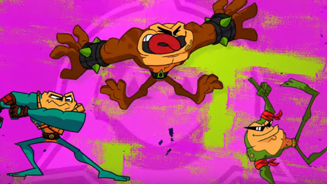 Microsoft долго дразнила фанатов возможной новой часть Battletoads и когда в прошлом году ее наконец анонсировали, почти вся редакция «Канобу» орала от счастья и обнималась прямо на стриме. Потому что «боевые жабы» — один из символов нашего детства. Опыт одновременно и восхитительный, и травмирующий — было очень сложно и не очень честно, особенно на легендарном уровне с мотоциклами. Хорошая (хорошая ли?) новость — в новой игре такой уровень тоже будет. Плохая — новая Battletoads совсем не ААА.