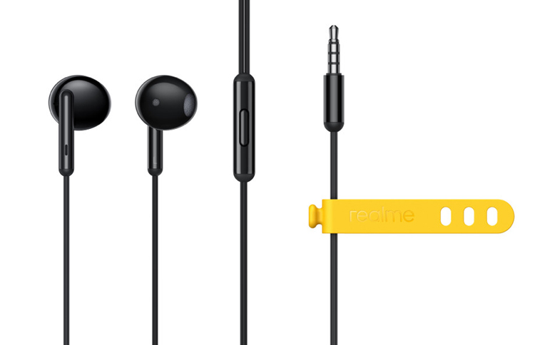 Проводные наушники Realme Buds Classic стоят дешевле 400 рублей - фото 1