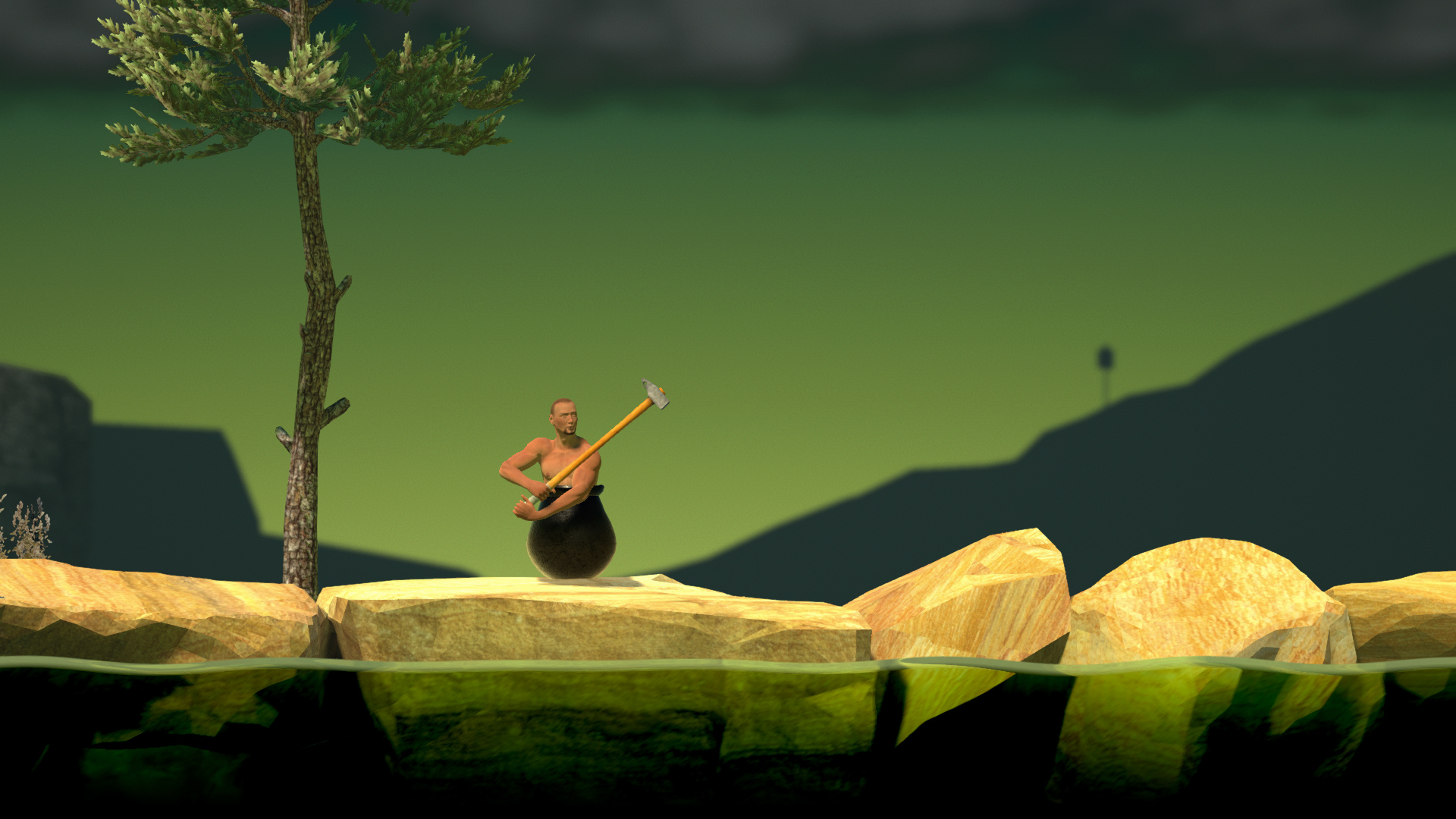 Getting Over It with Bennett Foddy: что это за игра и почему она заставит  вас кричать от отчаяния | Канобу