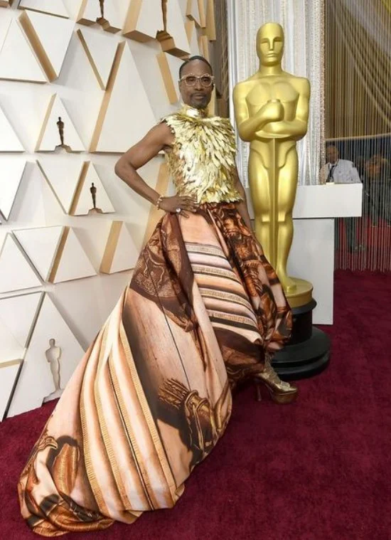 Билли Портер в платье стал мемом. Он покорил «Оскар-2020» своим нарядом - фото 1