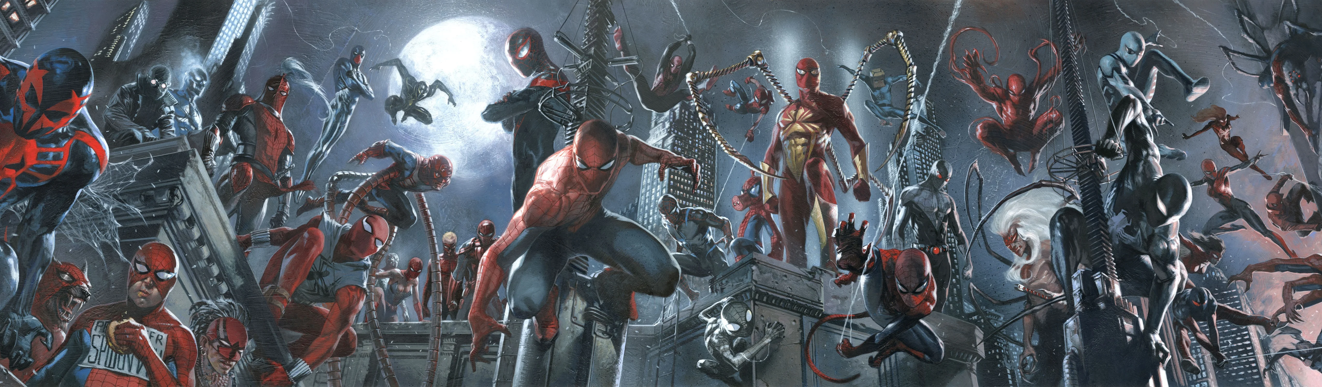 26 сентября издательство Marvel Comics начнет выпускать серию комиксов Spider-Geddon, где множество Людей-пауков (в том числе и Человек-Паук из скоро выходящей игры для PS4) соберутся вместе, чтобы противостоять общей угрозе.<br />Однако, как известно, все новое — это хорошо забытое старое: в 2014 году издательство Marvel уже выпустило событие с точно таким же синопсисом, и называлось оно Spider-Verse. Пришло время вспомнить, что же там было.