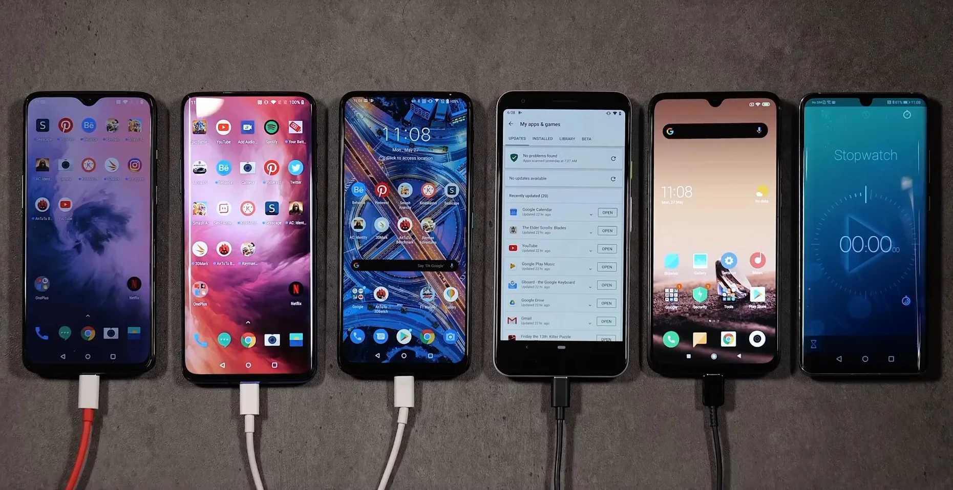 Кто дольше: OnePlus 7 и 7 Pro, Asus Zenfone 6, Google Pixel 3a XL и Xiaomi Mi 9 в тесте батарей - фото 1
