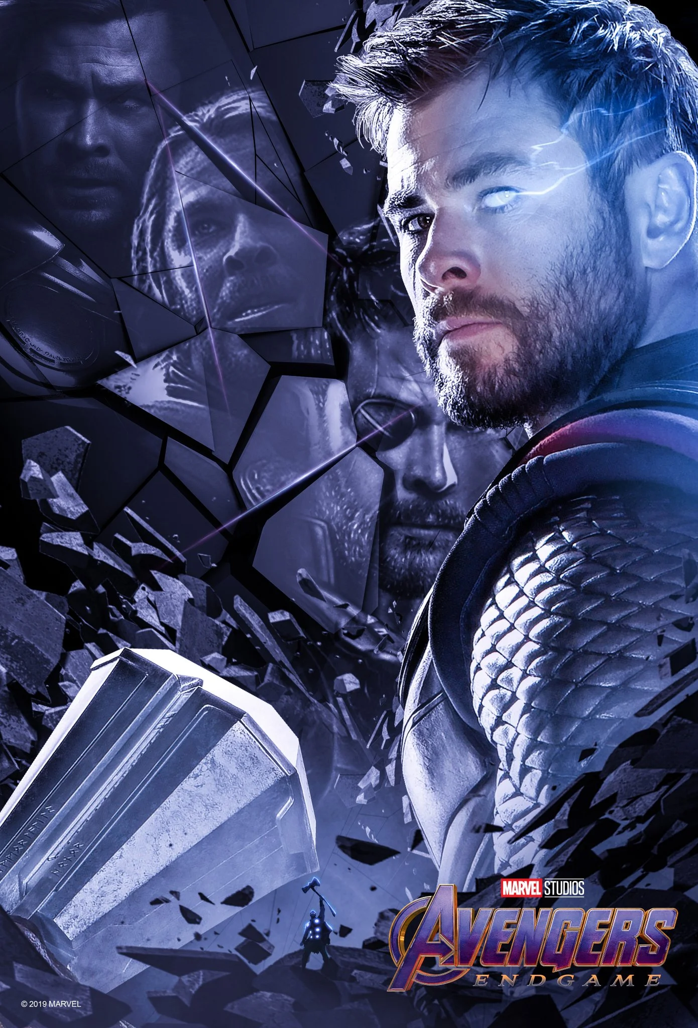 Новые постеры «Мстителей: Финал» от BossLogic посвящены долгому пути оригинальной шестерки в MCU - фото 4