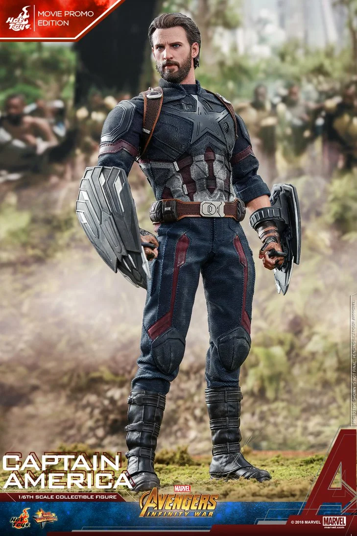 Взгляните на новую фигурку Капитана Америка из «Войны Бесконечности» от Hot Toys - фото 2