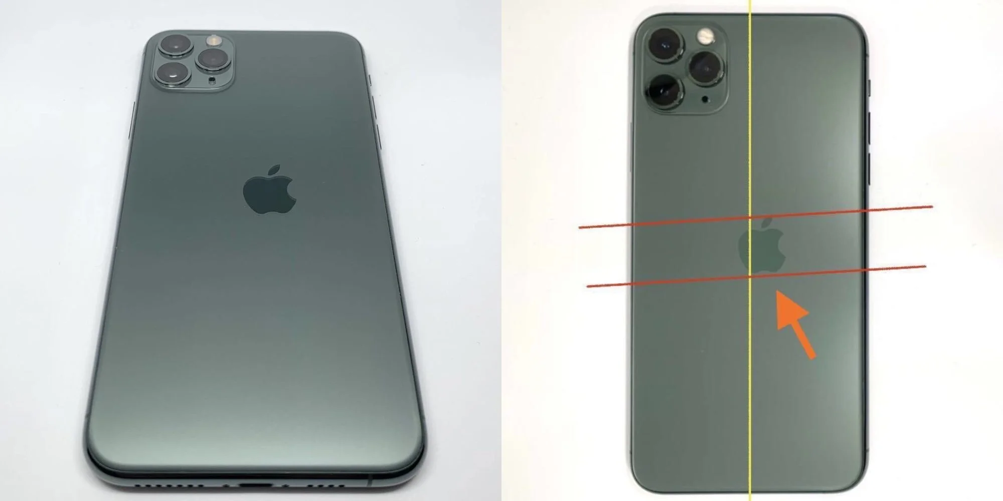 Бракованный iPhone 11 Pro с кривым «яблоком» продали за 200 000 рублей - фото 1
