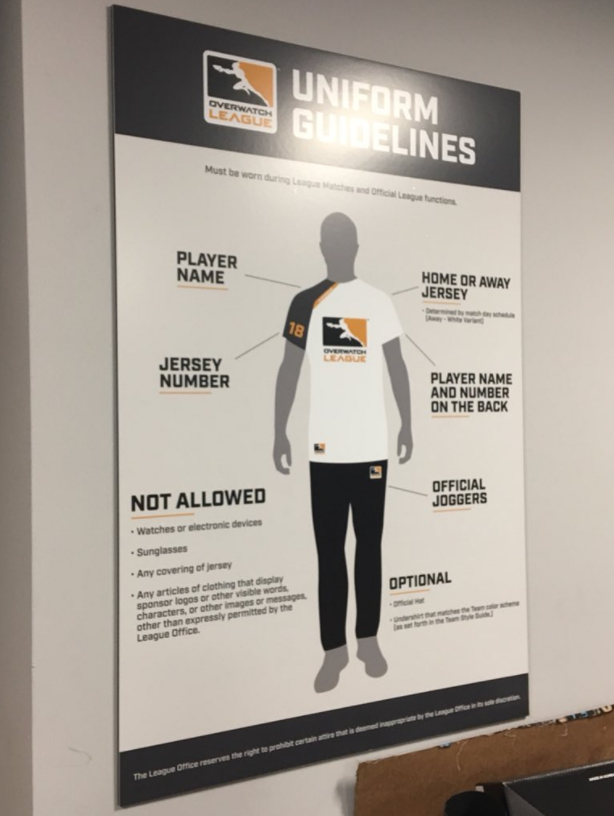 Участникам Лиги Overwatch во время соревнований запрещено надевать часы, носить трикотаж и очки - изображение 1 Участникам Лиги Overwatch во время соревнований запрещено надевать часы, носить трикотаж и очки - фото 1