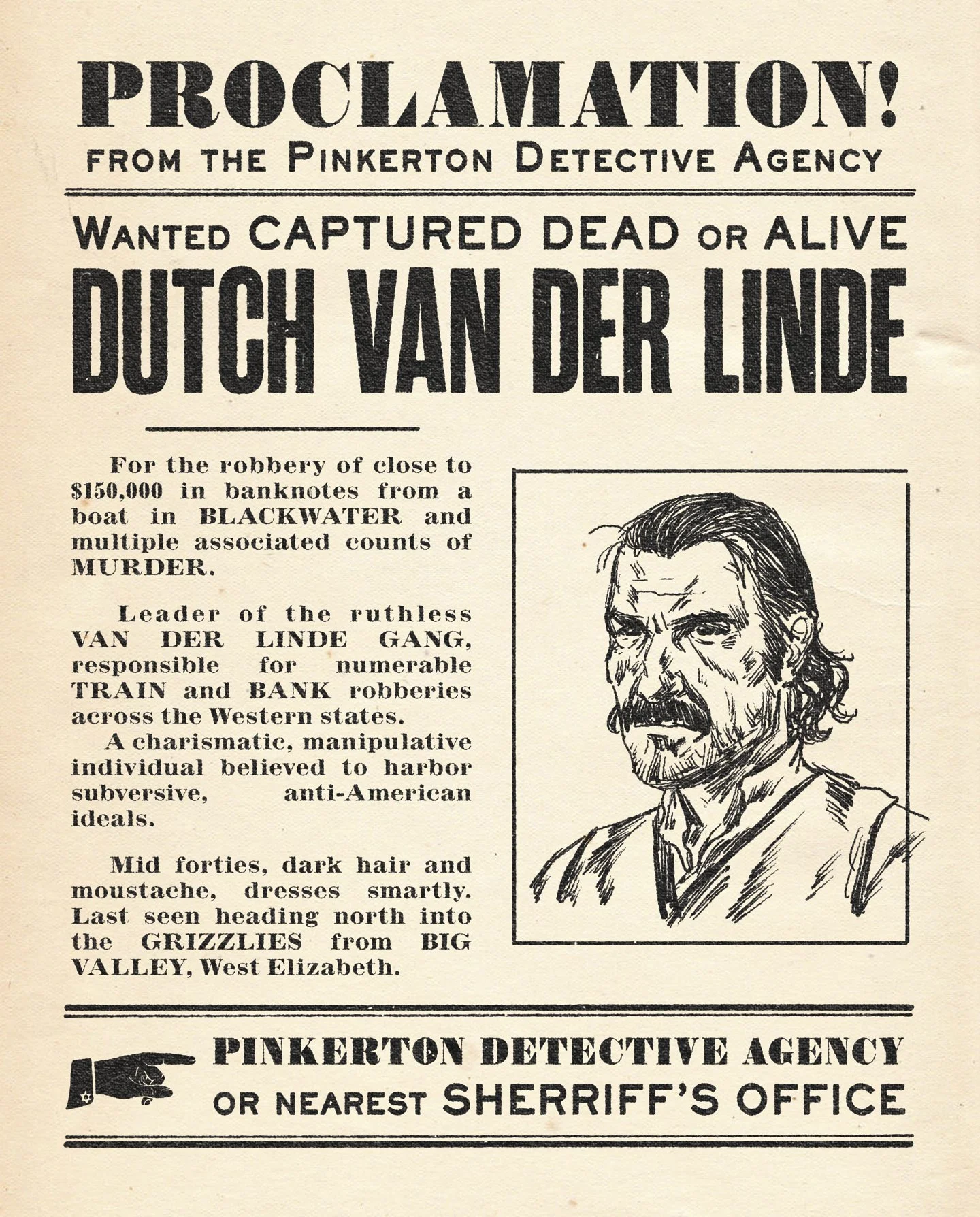 Разработчики Red Dead Redemption 2 опубликовали постеры с главными героями — там и Голландец есть! - фото 2