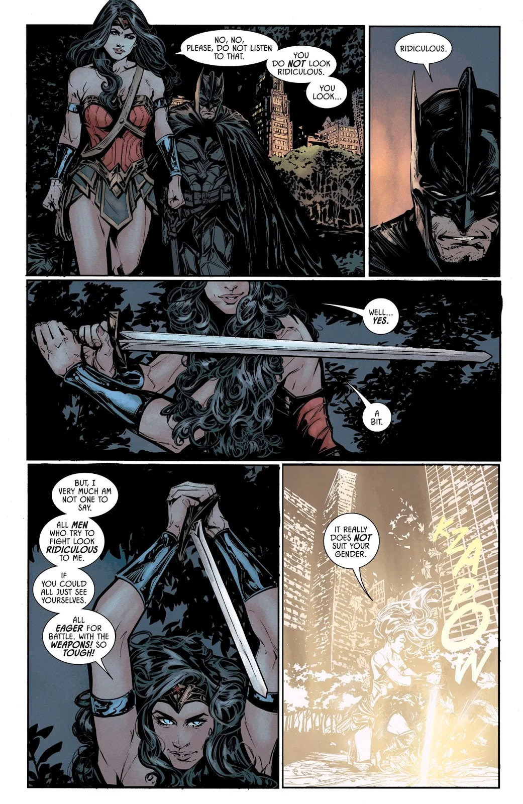 В новом номере «Бэтмена» Темный рыцарь надел настоящие доспехи, чтобы сразиться с демонами - фото 2