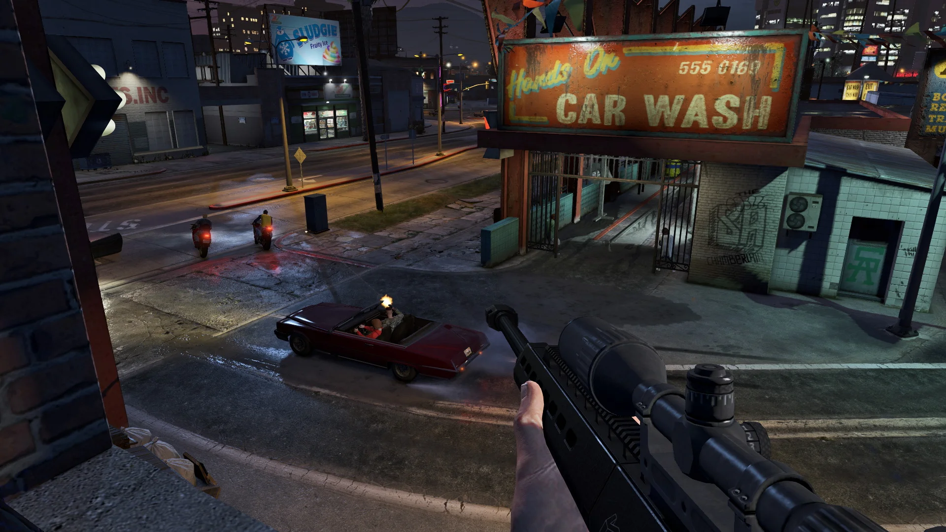 Гифка дня: слишком чистое окно в Grand Theft Auto 5 - фото 1