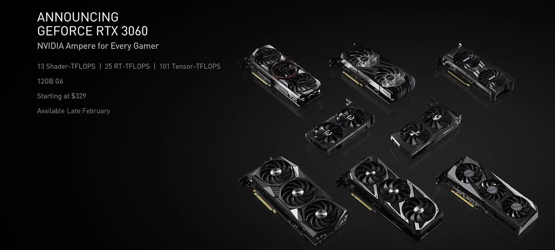Nvidia представила «доступную» видеокарту GeForce RTX 3060 - фото 1