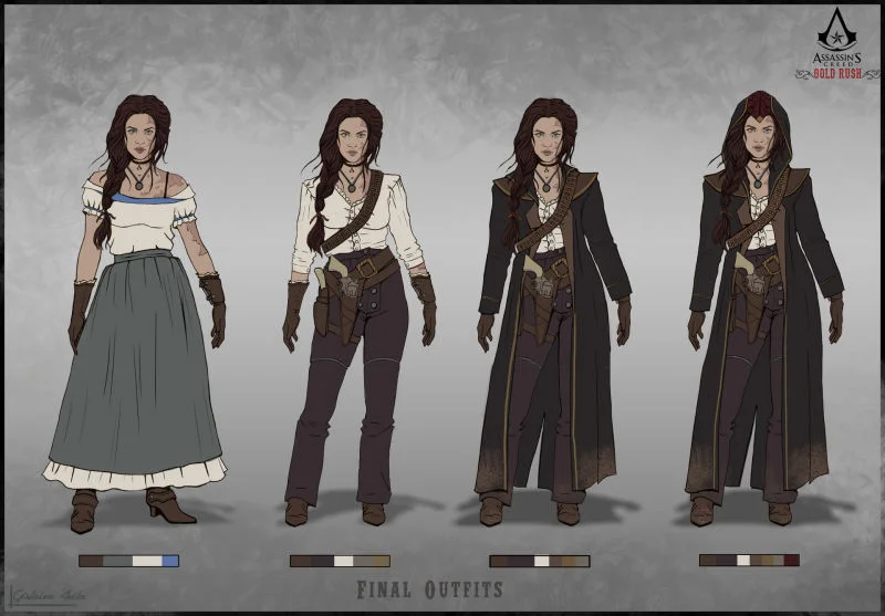 Как бы выглядела героиня Assassin's Creed на Диком Западе? - фото 2