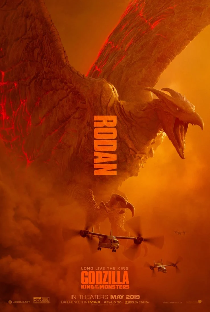 На новых постерах «Годзиллы 2» можно полюбоваться на гигантских монстров - фото 4