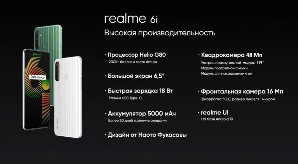 В России представили трио бюджетных хитов Realme 6, Realme 6 Pro и Relme 6i - фото 1