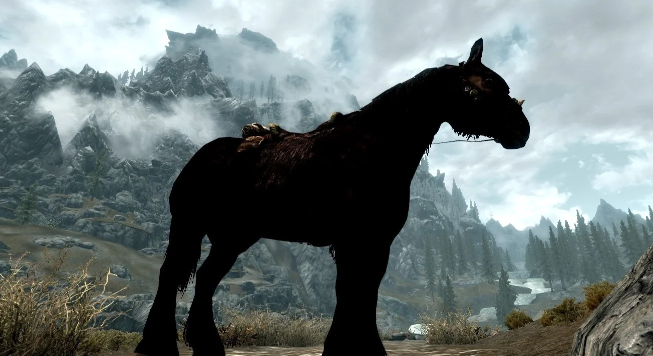 Гифка дня: тяга лошади к полету в The Elder Scrolls 5: Skyrim - фото 1