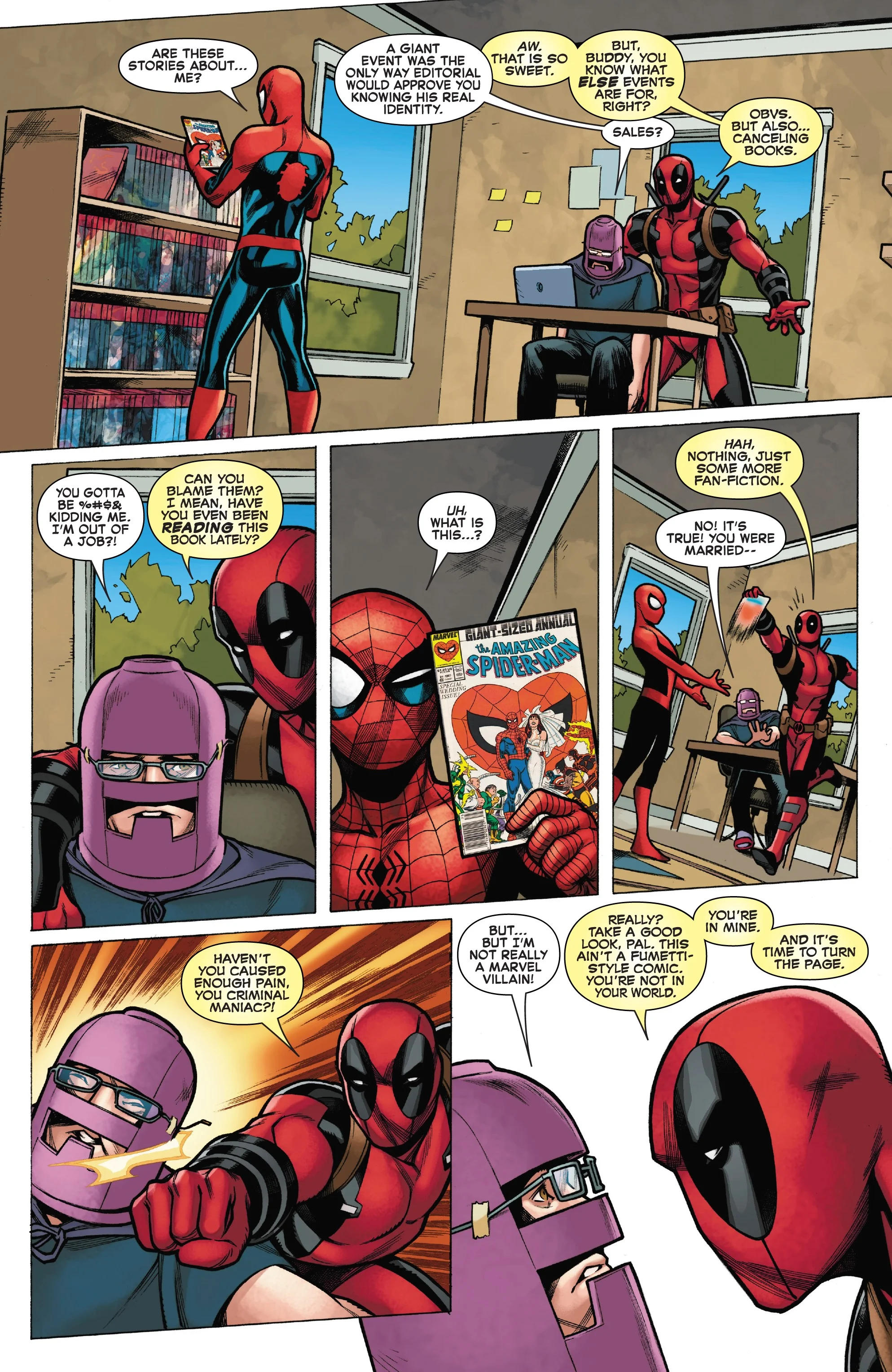 Как Дэдпул поиздевался над комиксами Marvel в честь закрытия серии Spider-Man/Deadpool? - фото 9