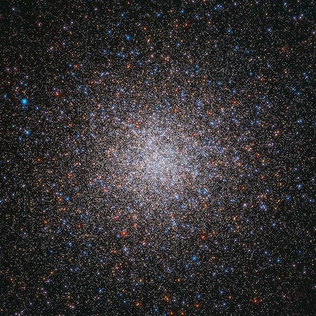 Звездное скопление Messier 2 в созвездии Водолея