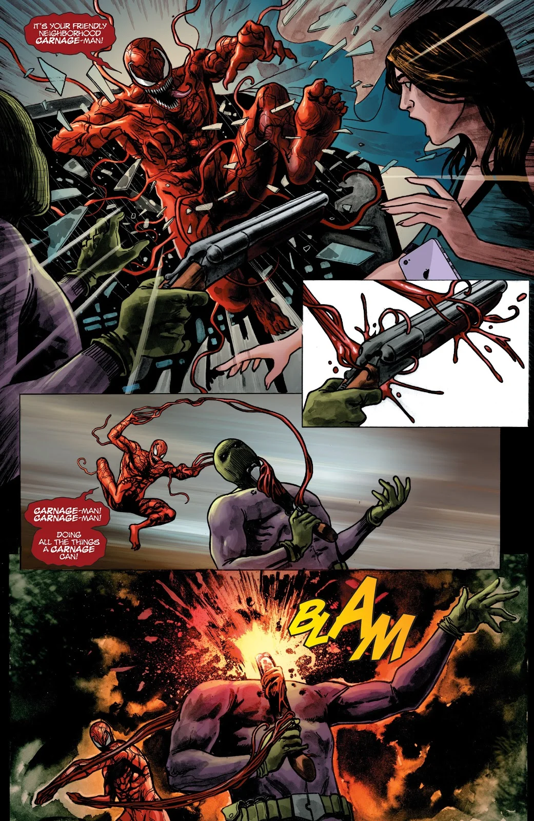История Карнажа — самого безумного врага Человека-паука - фото 7