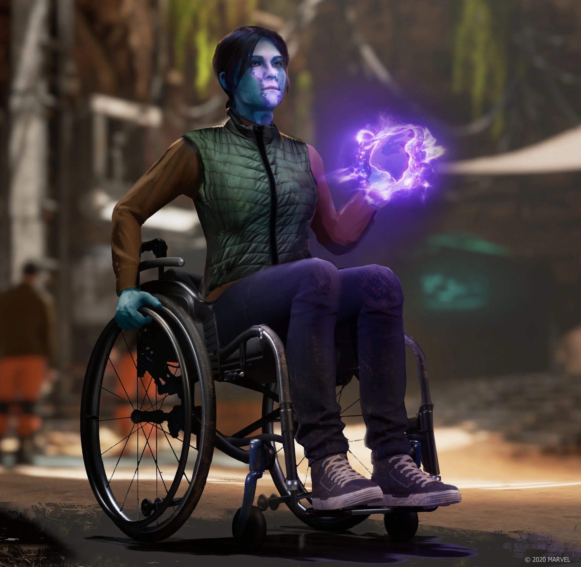 Авторы Marvelʼs Avengers показали нового NPC — инвалида с суперсилами - фото 1