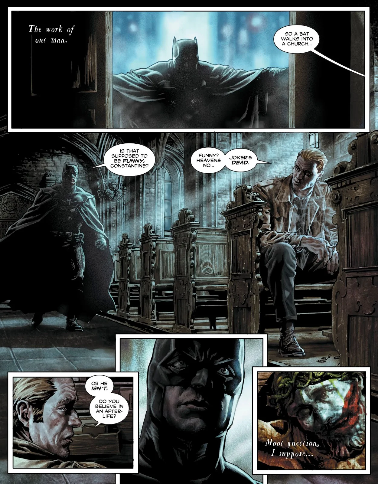 Batman: Damned — как Темный рыцарь и Джон Константин убийство Джокера расследовали - фото 5