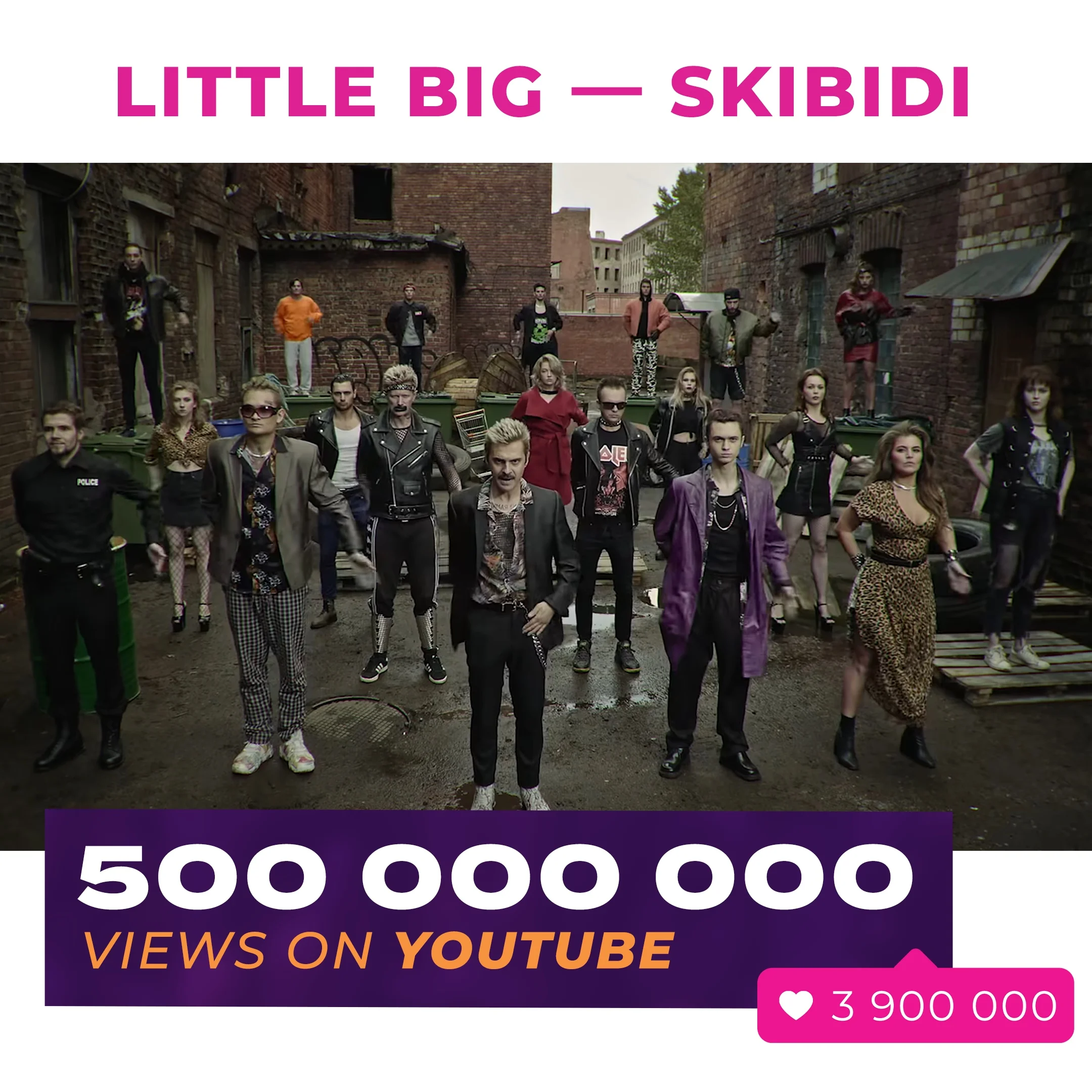 500 миллионов просмотров: Little Big рассказали о рекорде клипа «Skibidi» - фото 1