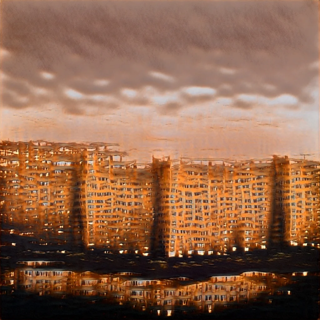 Если не хватает вокруг: россиянин создает жуткие пейзажи с панельками с помощью нейросетей - фото 10