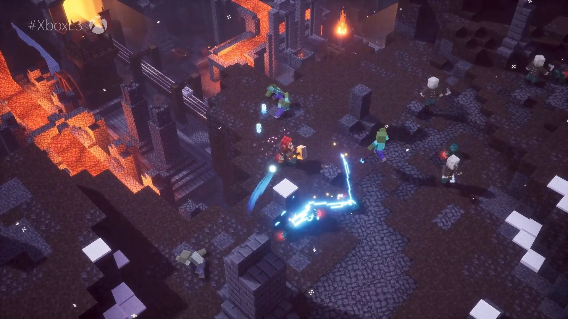 E3 2019: Microsoft анонсировала кооперативную Minecraft Dungeons - фото 1