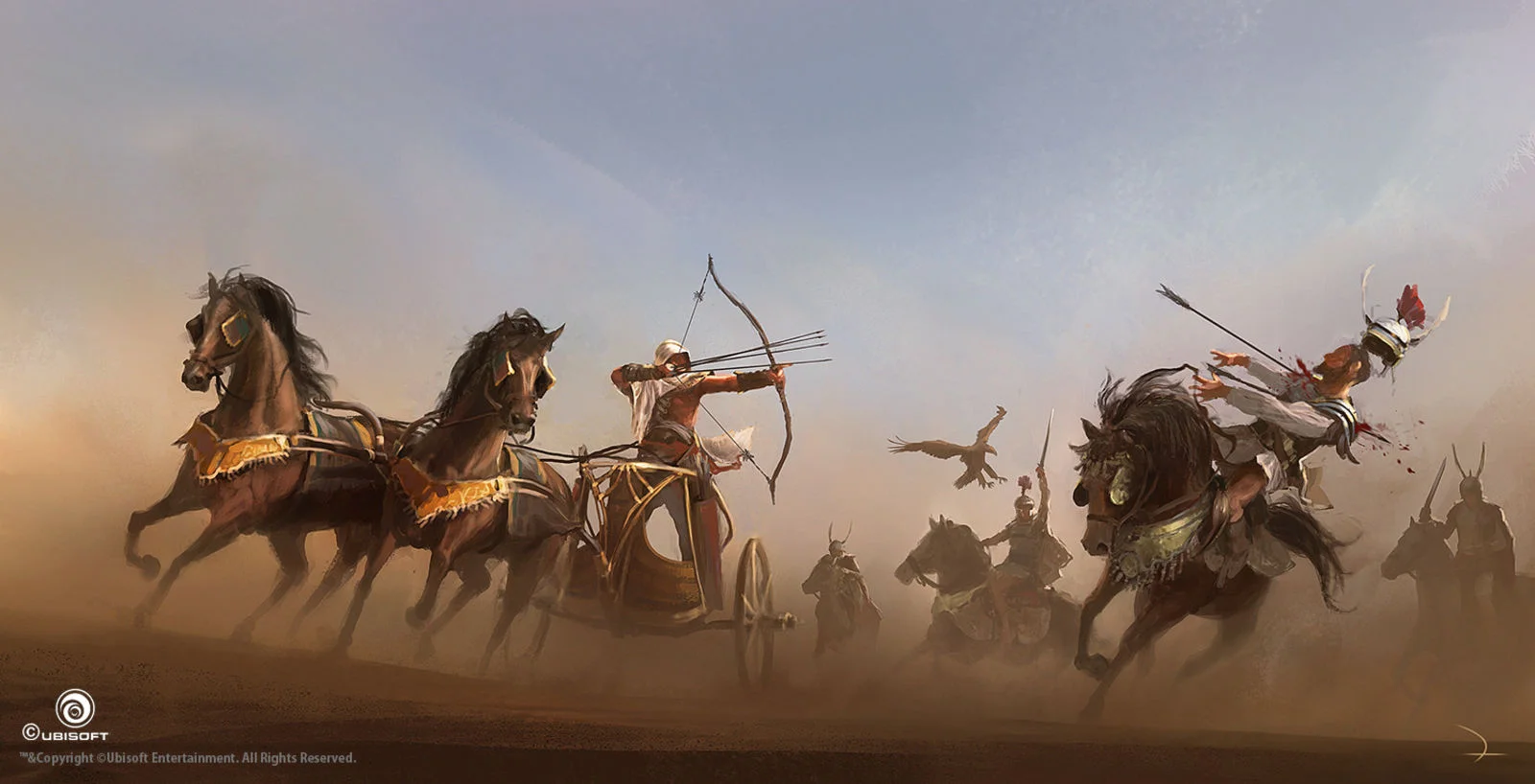 Потрясающие виды Древнего Египта (и не только) на концепт-артах Assassinʼs Creed: Origins - фото 17