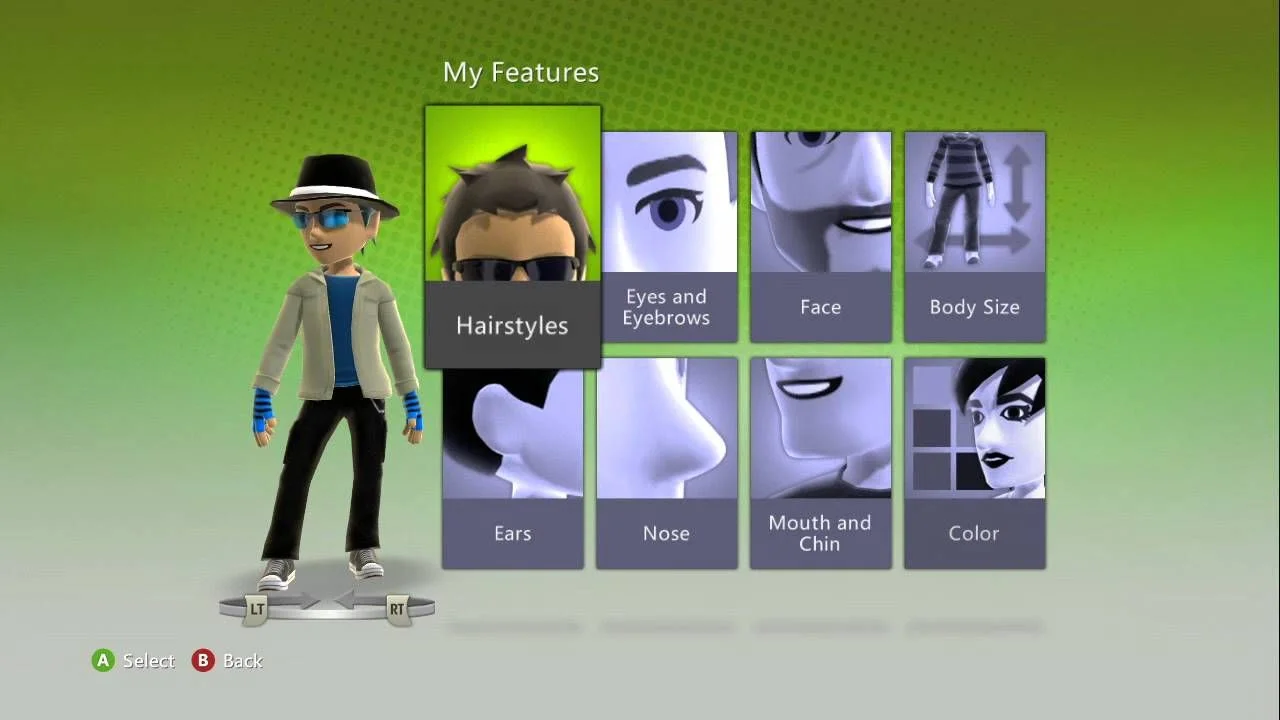 Кастомизация аватара XboxLive.
